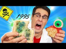 Probé LA COMIDA MÁS ASQUEROSA de 1995 con MOHO !! - Doctor Dreadful Lunch Lab