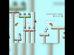 雪原のスビ ー ドラン[SNOW SPEED RUN] by ge[ジーイー] #shorts 🍄Super Mario Maker 2 ✹Switch✹ No Commentary #djg