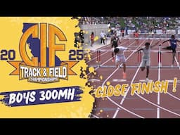 2025 TF - CIF State Meet - Boys 300M Hurdles Championship