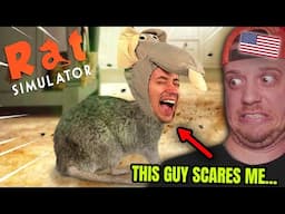 RAT Simulator drives him CRAZY?! (American Reacts to HandOfBlood)