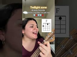 🌙 Ariana Grande song on ukulele 🌙 #ukulele #flightukulele