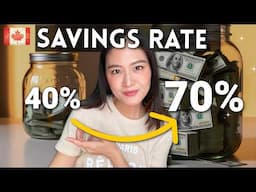 How To Save 70% of Your Income (My plan to go from 40% to 70%!)