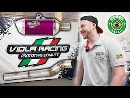 Touring a HANDMADE Motorcycle Racing Exhaust Factory in Brazil🇧🇷