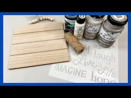 Wall Decor DIY || Using a Dollar Tree Hanger || Just 1 Easy Craft