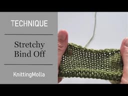 Stretchy bind off method 2