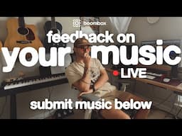 Feedback on Your Music LIVE (Upload Link Below)
