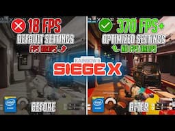 Rainbow Six: Siege X - Best PC Settings to BOOST FPS, Fix Lags & Stutter on ANY PC ✅