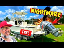 I've made a HUGE mistake | BIGGEST FREE BOAT on Facebook Marketplace