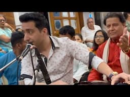 Sachin Sharma sings live at a prestigious musical get together