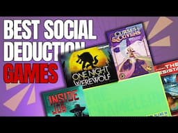 BEST Social Deduction & Hidden Traitor Board Games to play in 2025