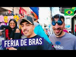 De COMPRAS por la FERIA más POPULAR de SÃO PAULO: Feria de Bras