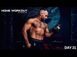 20 MIN Dumbbell Full Body Workout - Compound Movements | NO REPEAT - Day 21