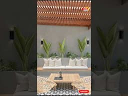 Modern Outdoor Living Space Design Ideas #ytshorts #fyp #outdoor #livingarea #livingroom