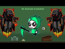 All Animals Evolution And Dinosaur Reaper Kills Bosses Players (EvoWorld.io)