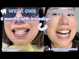 6 month Invisalign adult braces update 🦷 Goals for 2025, life updates ramble