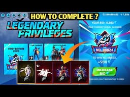 LEGENDARY AUCTION NEW EVENT| FREE FIRE NEW EVENT TODAY| FF NEW EVENT| NEW FF EVENT| GARENA FREE FIRE