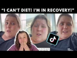 It's YOUR FAULT Glitter and Lazers CAN'T recover or LOSE WEIGHT! | Fat acceptance tiktok cringe