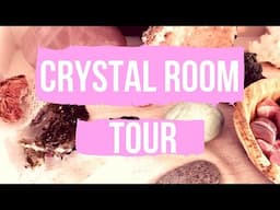CRYSTAL ROOM TOUR // My Mineral & Gemstone Collection