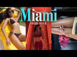 WEEKLY VLOG 𓇼𓏲*ੈ✩  Miami Swim Week, what I eat, summer glam makeup, spa day, solo dates + more!
