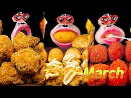 All the Yummy Moments from March in One Place! 📅😋 ASMR Mukbang Eating Show :)