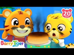 Little Tiger's Backery Fun | Food Party with Kids Songs & Nursery Rhymes | BarryTiger