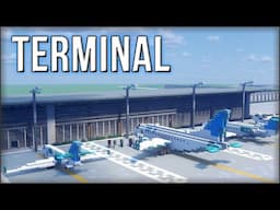 🛬 I Built a Private Airport Terminal in Minecraft ---  Dakr City