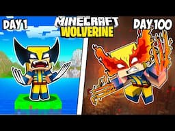 I Survived 100 Days as WOLVERINE in Minecraft