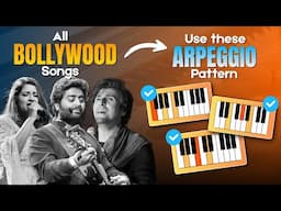 3 Arpeggios Every Bollywood Songs Has | Piano lessons for intermediate | Pixseries | Hindi