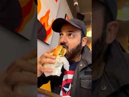 Aaj ka dinner Kazakhstan mein hoga | Enjoying Burger in Almaty #shortsviral #foodshorts #viralreels