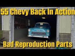 My 55 Chevy Bel Air Is Alive Again!!  Months Worth Of Tinkering Finally Fixed The Mystery Issue.
