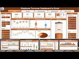Employee Turnover Dashboard in Excel