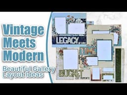 How to Use 6x6 Papers on 12x12 Layouts | Beautiful Gallery Workshop | Stampin' Up!