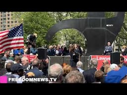 "The Rule of Law" Lawyers Rally in Foley Square NYC