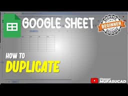 How To Duplicate A Google Sheet