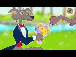 For Whom Did the Wolf Take the Flowers? 🤵🏻‍♂️ 💐 🤩 | Fairy Tales & Stories | KONDOSAN