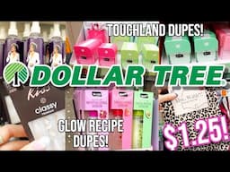I FOUND ALL THE VIRAL DOLLAR TREE $1.25 ITEMS!!! TOUCHLAND AND NEW GLOW RECIPE DUPES!