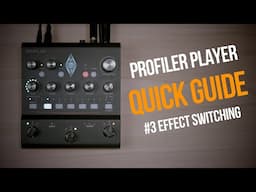 Kemper Profiler Player | Quick Guide | #3 Effect Switching (german)