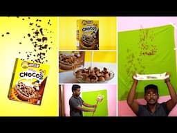 I made a COMMERCIAL at Home | Recreating @danielschiffer Cereal Commercial