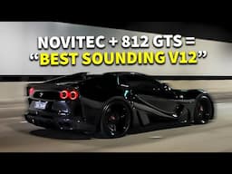 The Best Sounding Ferrari? Driving my V12 Novitec Ferrari 812 GTS N-LARGO with F1 exhaust!