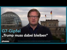 phoenix nachgefragt mit Michael Bröcker zum G7-Gipfel am 16.06.25