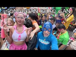 SONGKRAN My First Khao San Road Festival Experience: BANGKOK THAILAND 2025