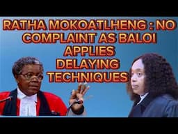 Advocate Mshololo take notice about the delaying technics apply  by  BALOI  . Building as case.