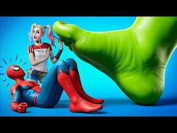Hulk vs Deadpool vs Spider-Man! Squid Game 3! Hide and Seek - Challenge!