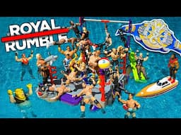 Pool Royal Rumble WWE Action Figure Match! Multiversal Championship