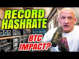 Bitcoin Just Hit a RECORD Hash Rate... But No One's Talking About This!