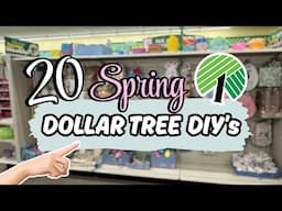 20 Amazing Dollar Tree Decor DIYs For Spring🌸