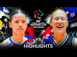 Philippines 🇵🇭 vs New Zealand 🇳🇿 | Highlights | AVC Women's Nations Cup 2025