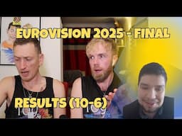 EUROVISION 2025 - GRAND FINAL - RESULTS (10-6) - TOY & GOY EDITION