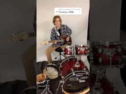 Revealing my BIG SECRET 🤫👀 #memes #guitar #drums #onemanband #rickroll