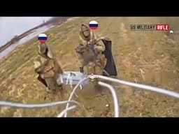 Raid! Ukrainian drone operators hunting down and blow up Russian soldiers in freezing battle